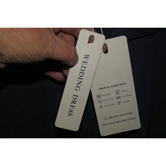 NWT Chiffon Ruched Asymmetrical Bride/Groom Mother Formal Gown Dusky Purple 16 - Picture 10 of 11